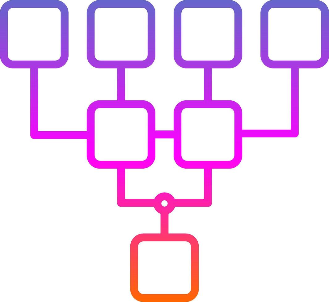 Structure Line Gradient Icon Design vector