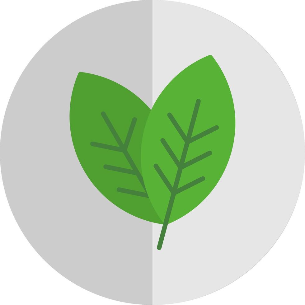 Leaf Flat Scale Icon Design vector