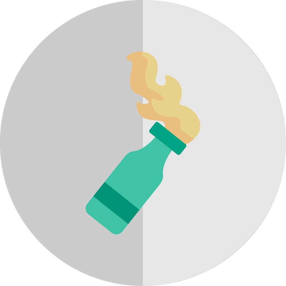 Bottle Flat Scale Icon Design vector