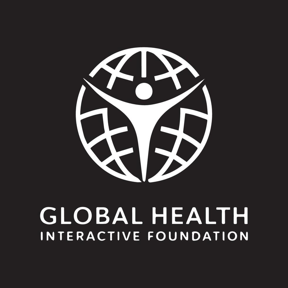 Global health logo vector