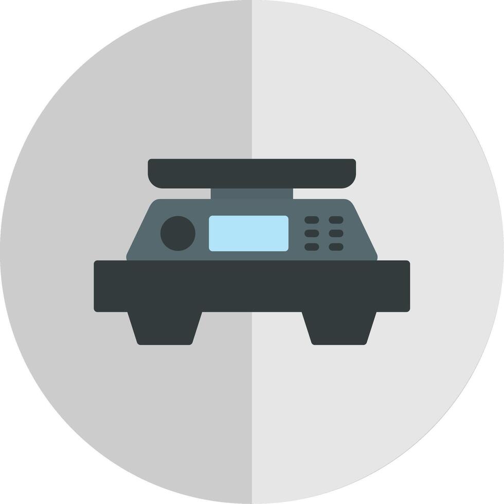 Scales Flat Scale Icon Design vector