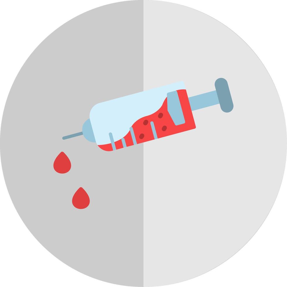 Injection Flat Scale Icon Design vector