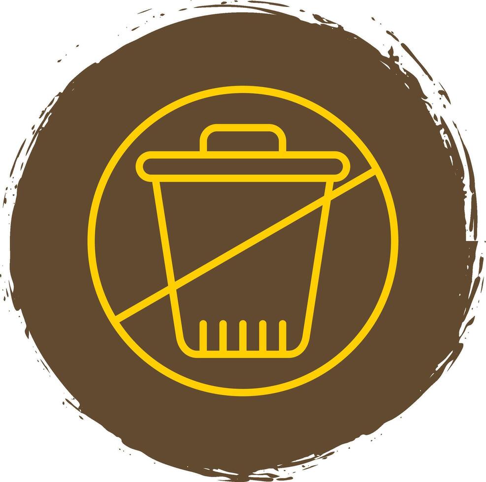 Zero Waste Line Gradient Icon Design vector