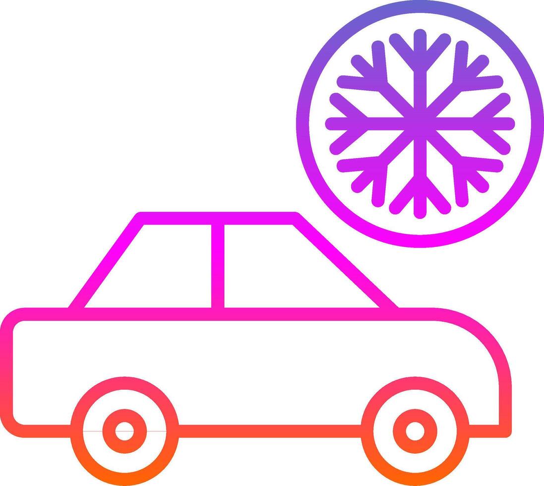 Air Flow Line Gradient Icon Design vector