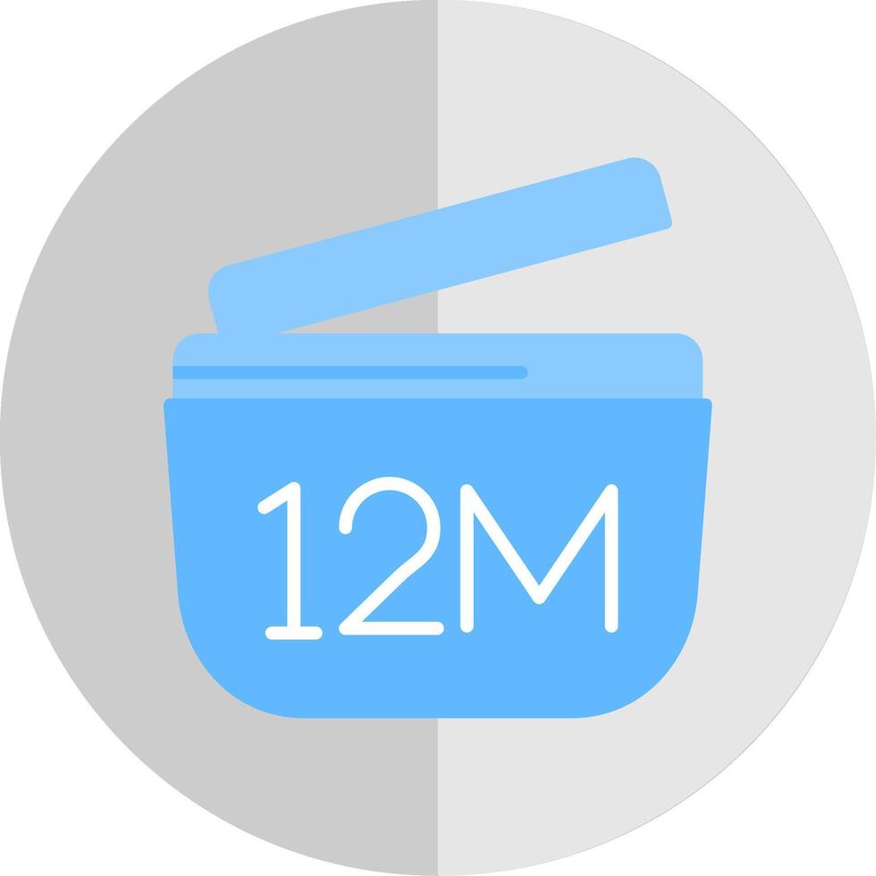 Expiry Flat Scale Icon Design vector