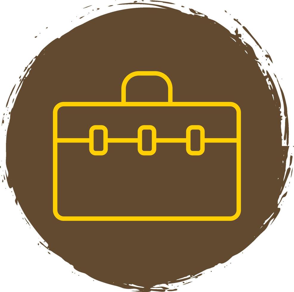 Suitcase Line Gradient Icon Design vector