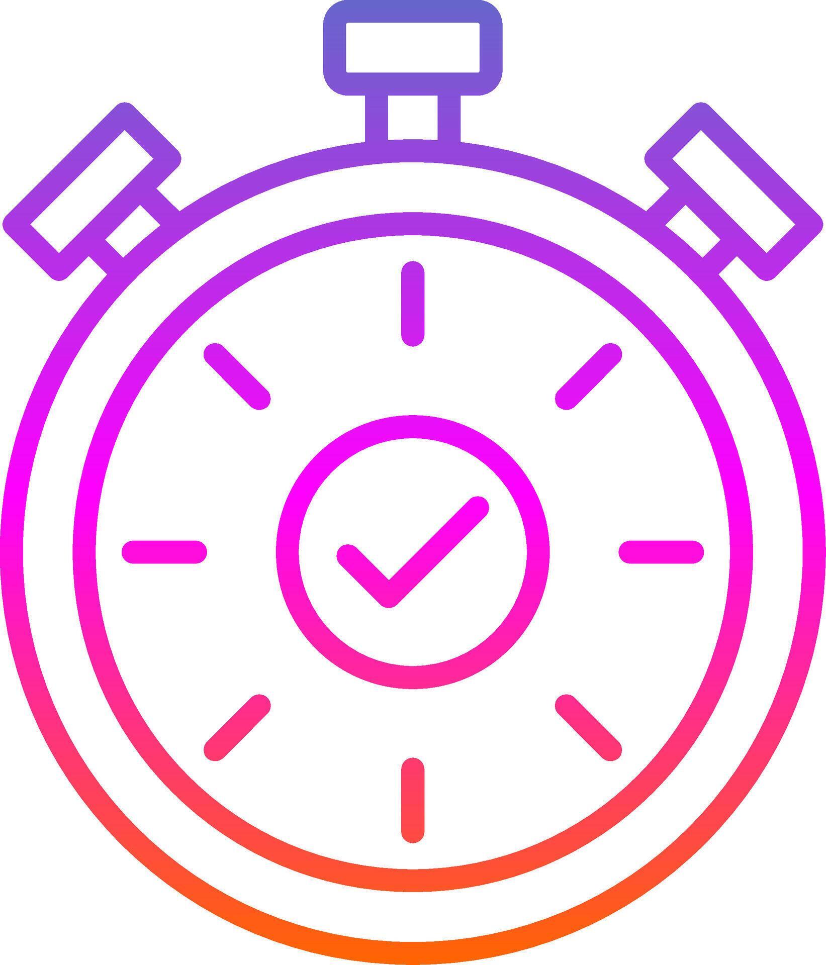 Stopwatch Line Gradient Icon Design 43930607 Vector Art at Vecteezy