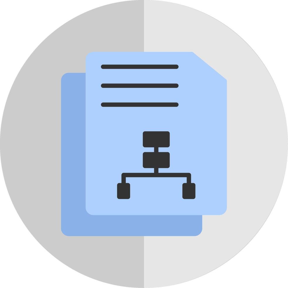 Document Flat Scale Icon Design vector