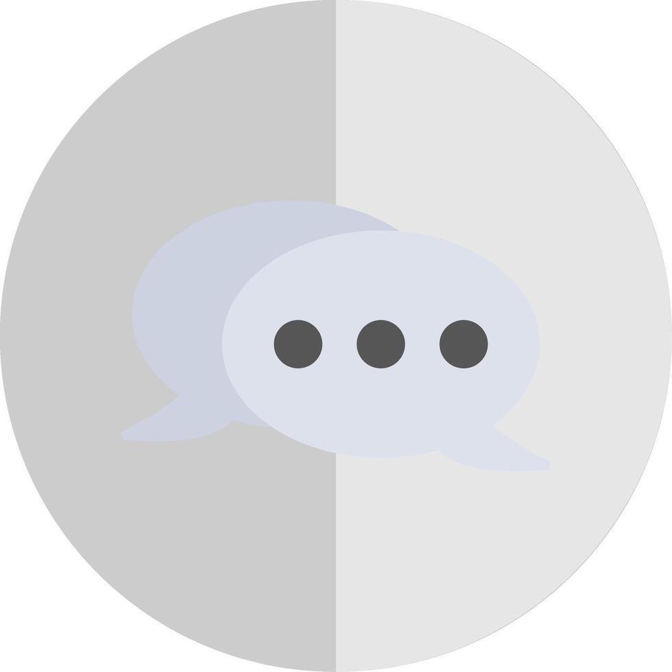 Messages Flat Scale Icon Design vector