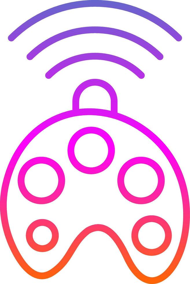 Art Line Gradient Icon Design vector