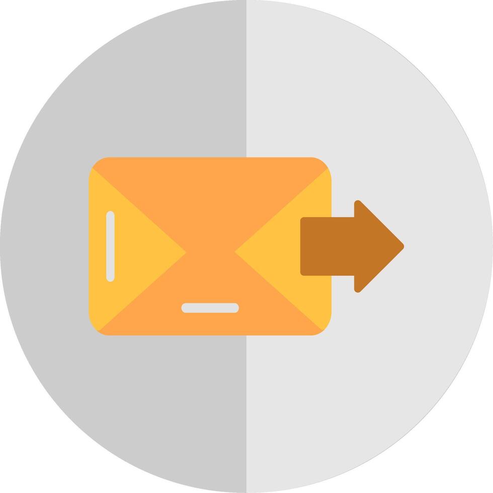 Email Flat Scale Icon Design vector