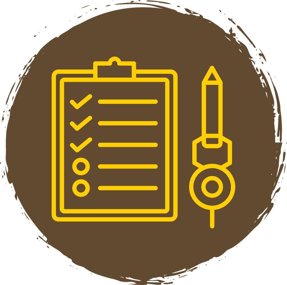 Check List Line Gradient Icon Design vector