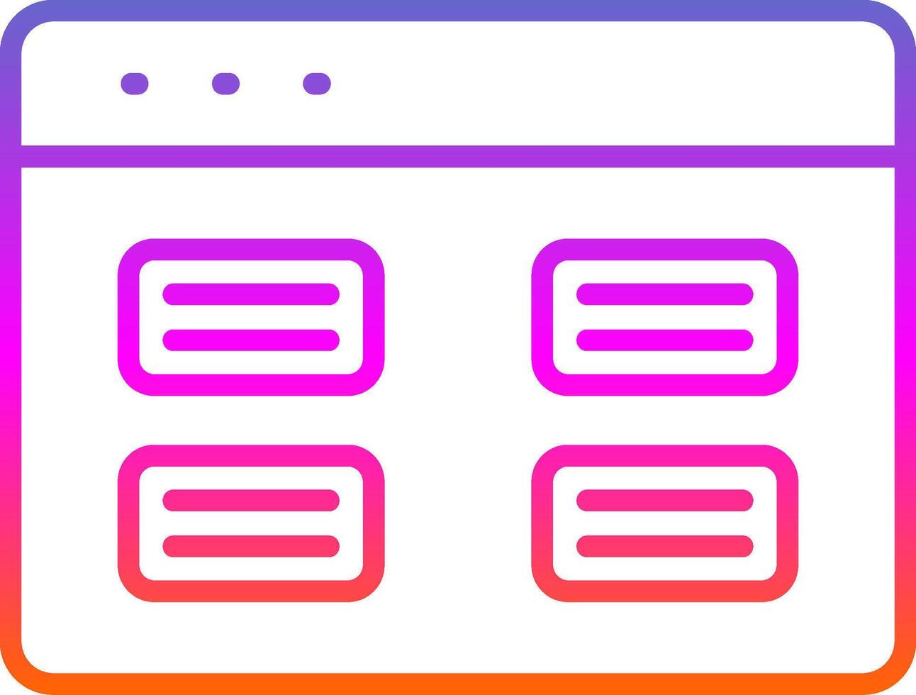 Tasks Line Gradient Icon Design vector