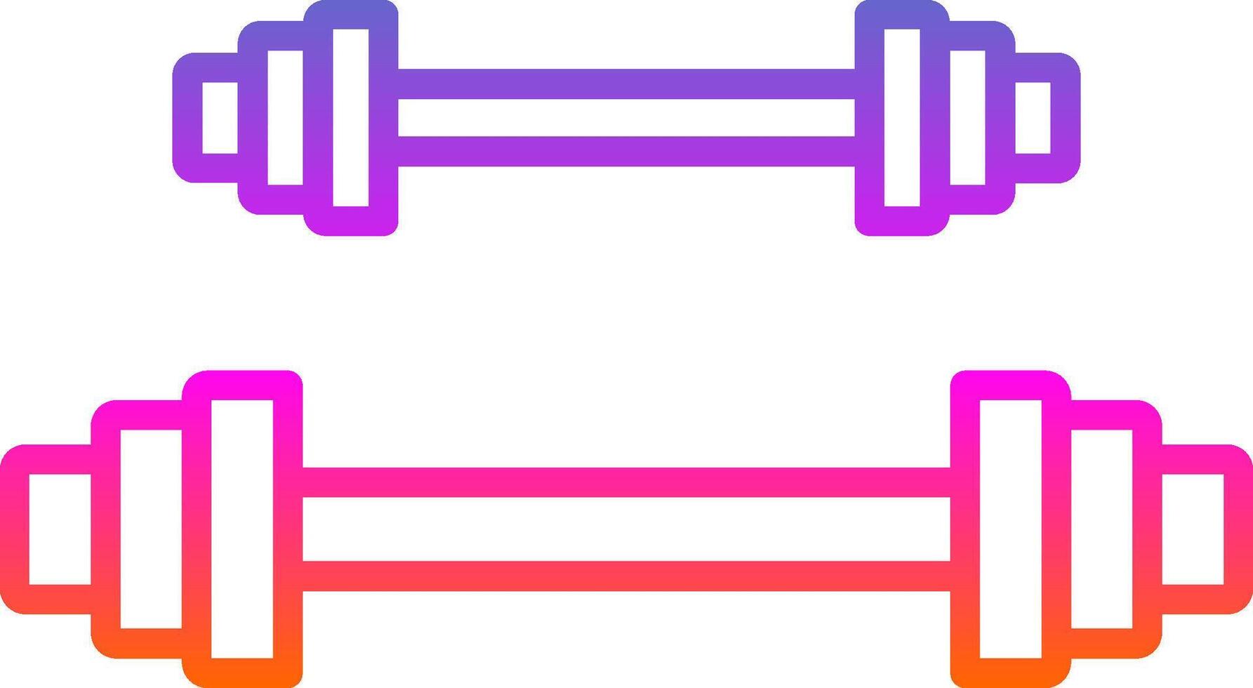 Weightlifting Line Gradient Icon Design vector