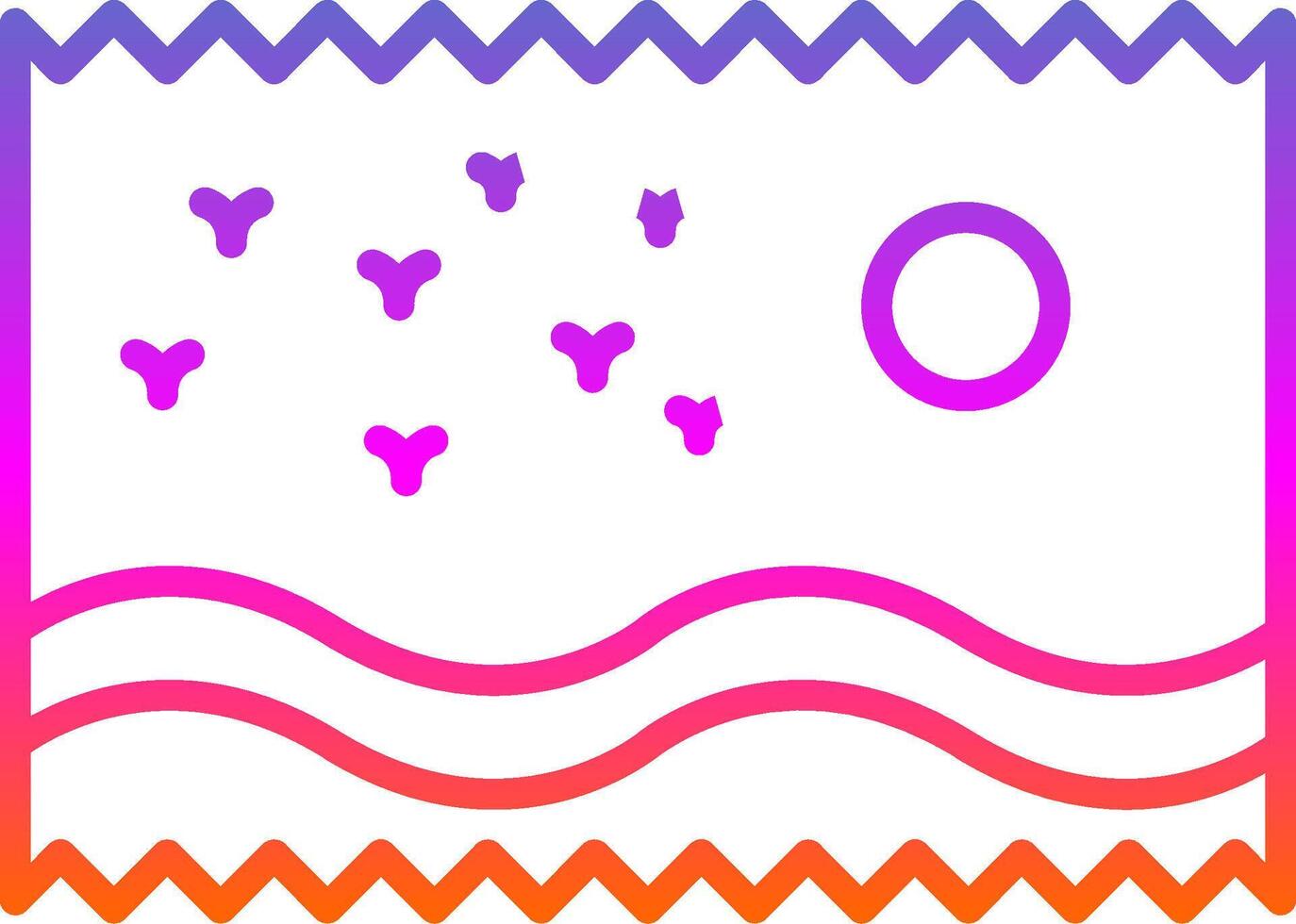 Photo Line Gradient Icon Design vector