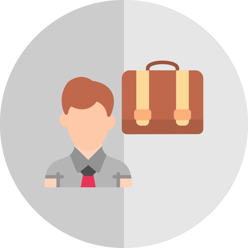 Engineering Team Flat Scale Icon Design vector