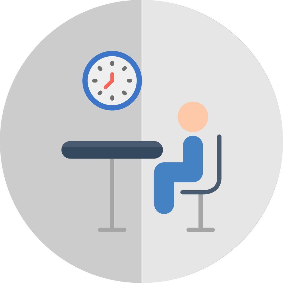 Nuclear Flat Scale Icon Design vector