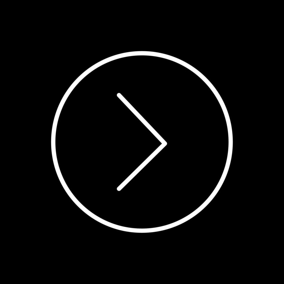 Chevron Line Inverted Icon Design vector