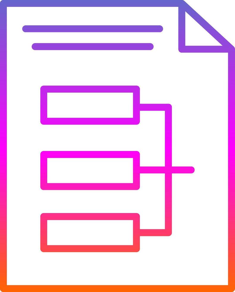 Infographic Line Gradient Icon Design vector