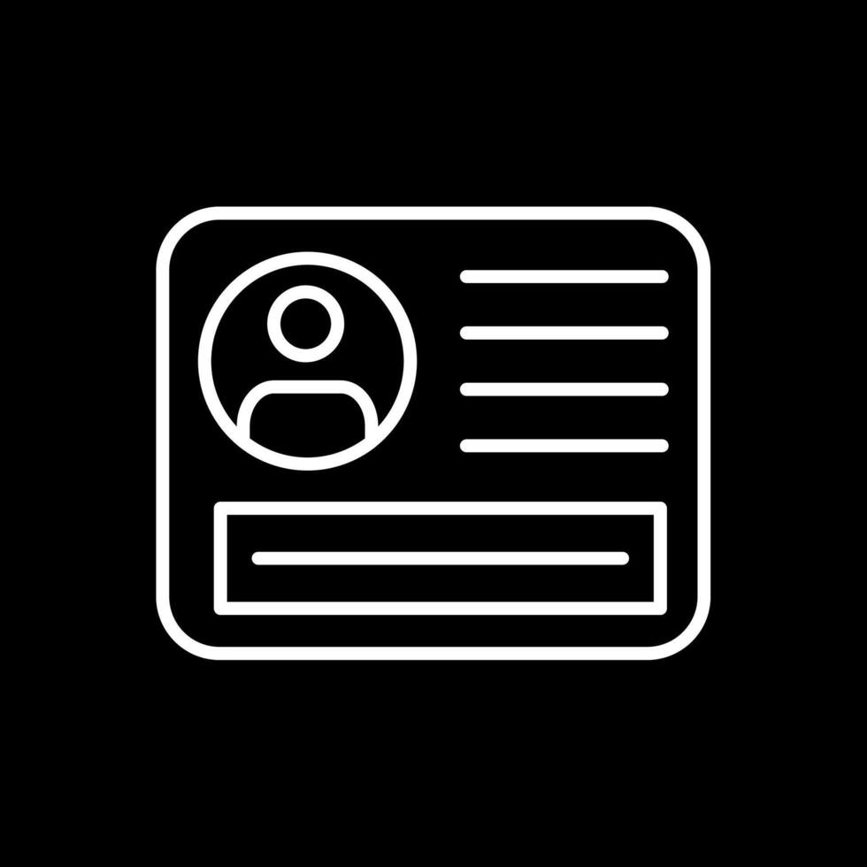 Pass Line Inverted Icon Design vector