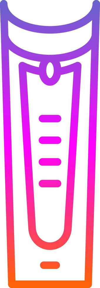 Nail Clipper Line Gradient Icon Design vector
