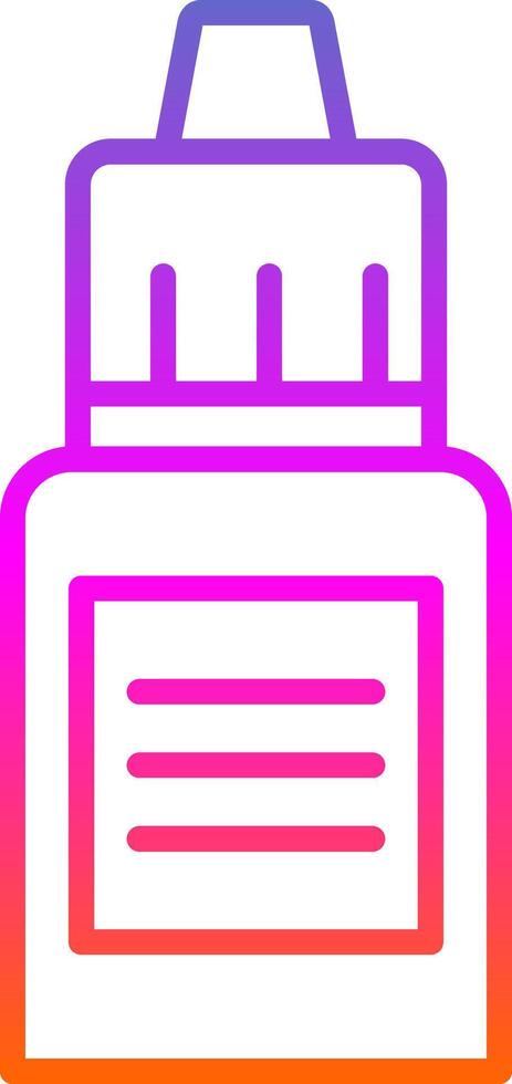 Serum Line Gradient Icon Design vector