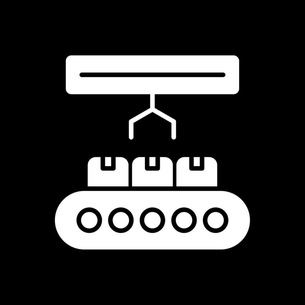 Product Glyph Inverted Icon Design vector