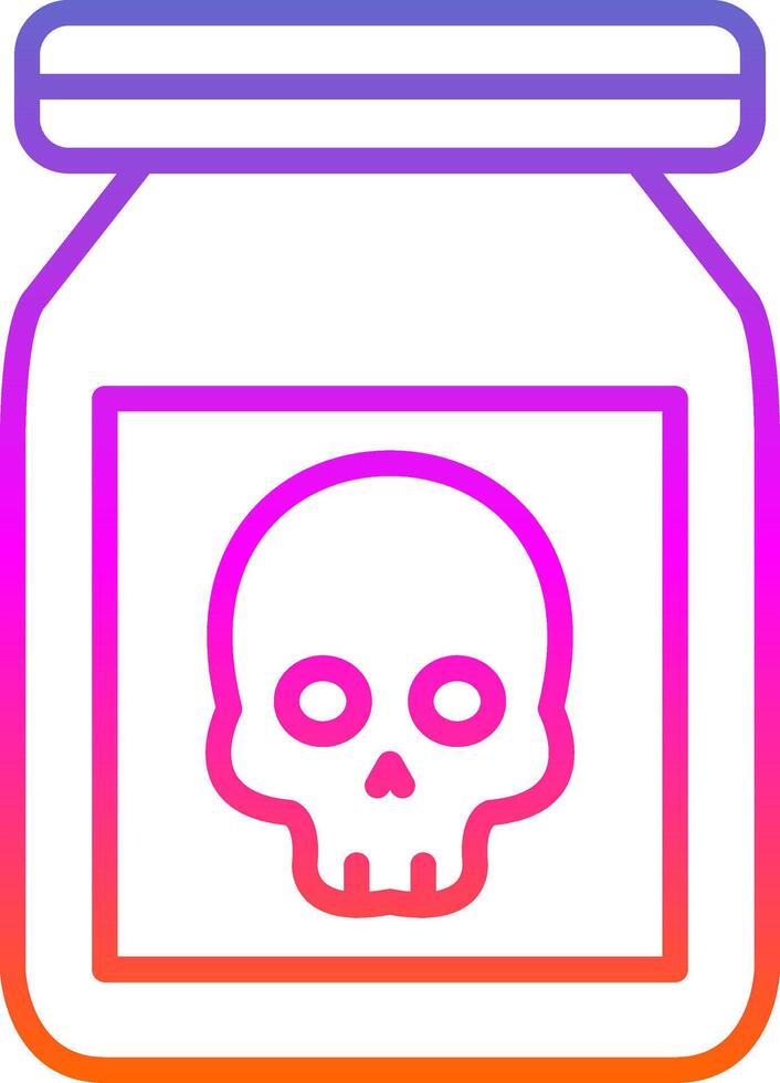 Chemical Line Gradient Icon Design vector