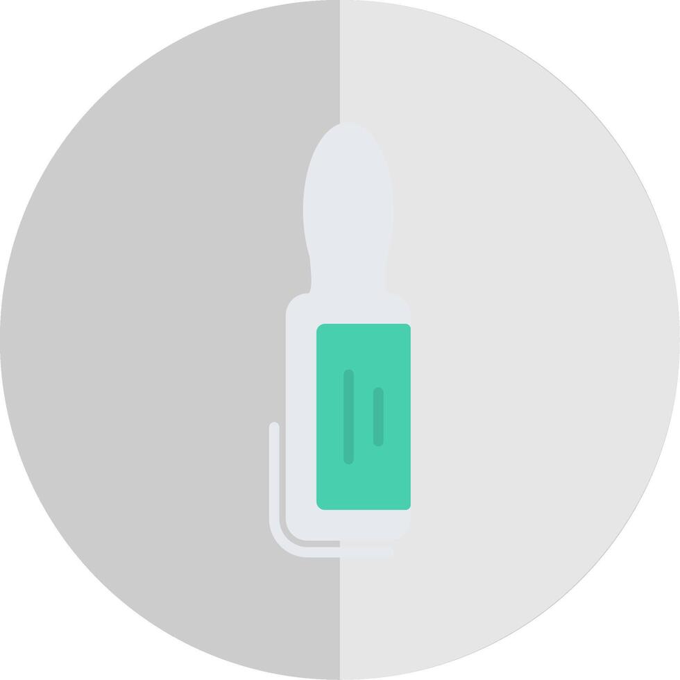 Ampoule Flat Scale Icon Design vector