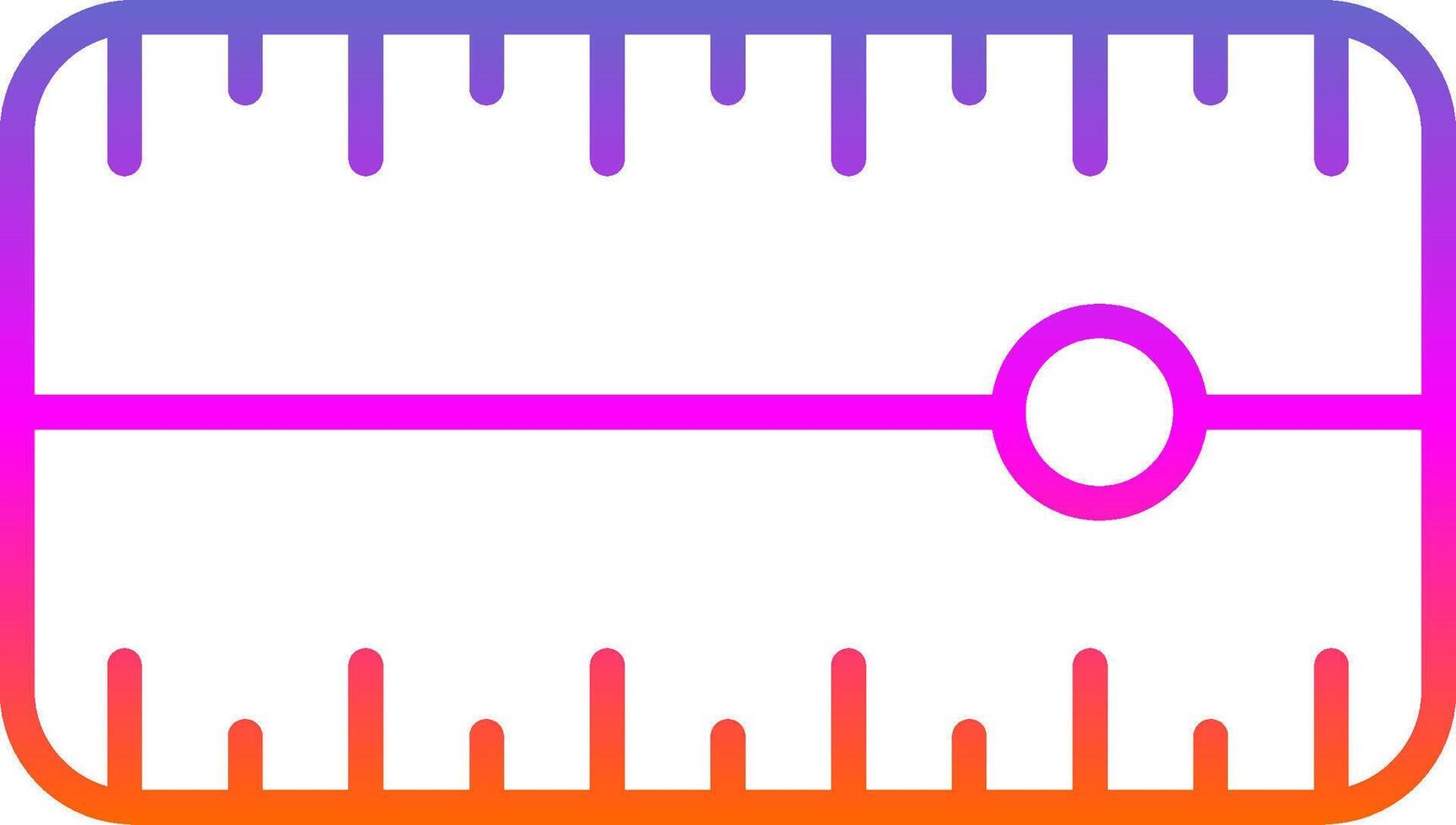 Dial Line Gradient Icon Design vector