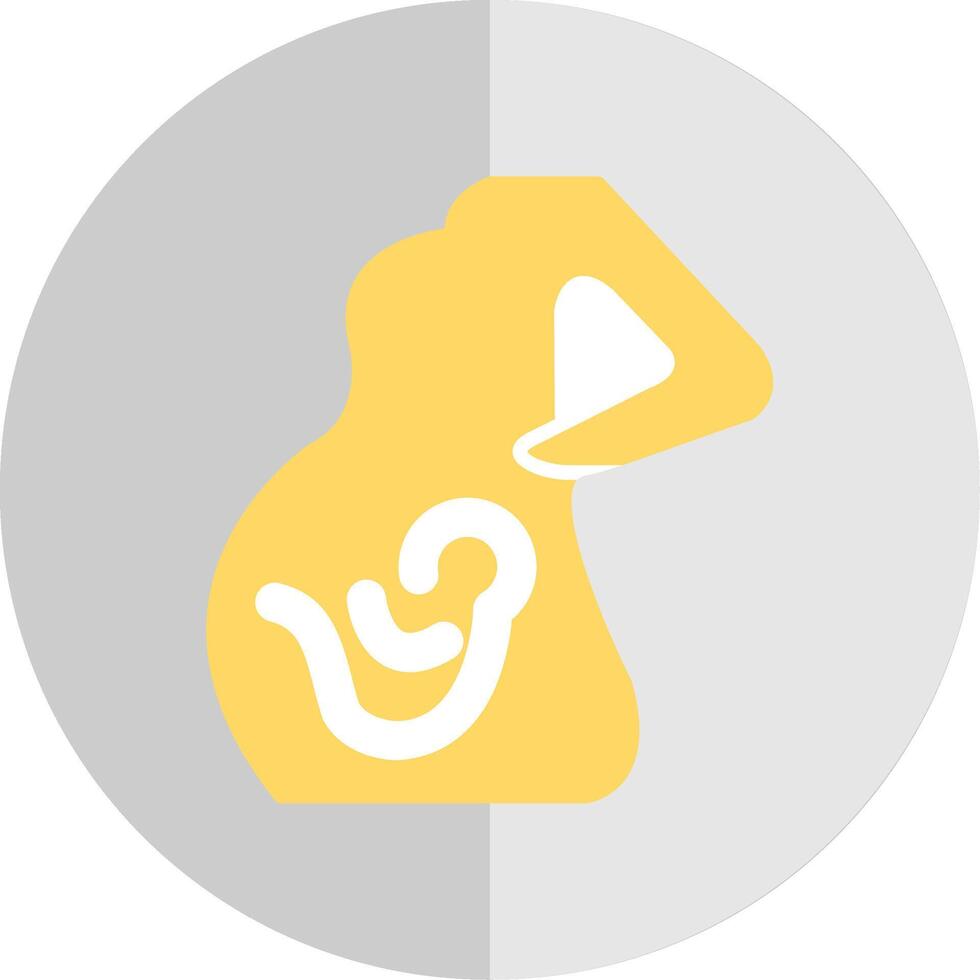 Obstetrics Flat Scale Icon Design vector