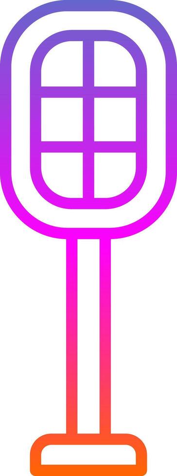 Street Light Line Gradient Icon Design vector