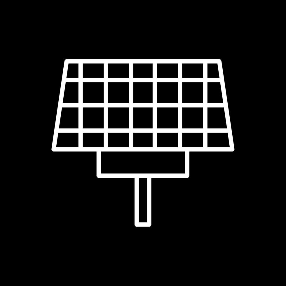 Panel Line Inverted Icon Design vector