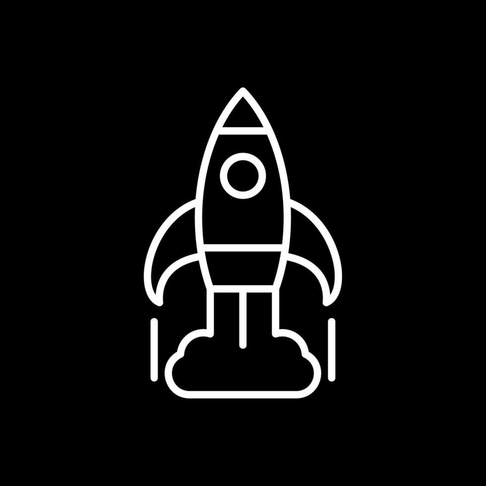 Business Startup Line Inverted Icon Design vector