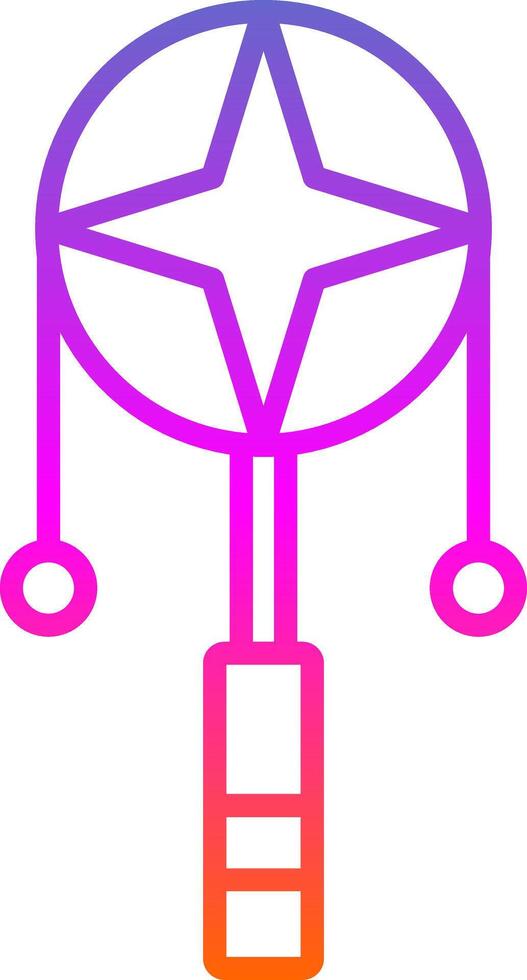 Spin Drum Line Gradient Icon Design vector