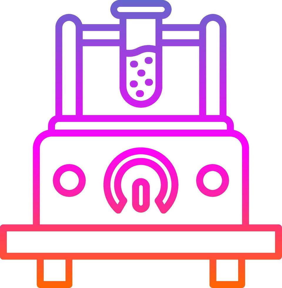 Measuring Device Line Gradient Icon Design vector