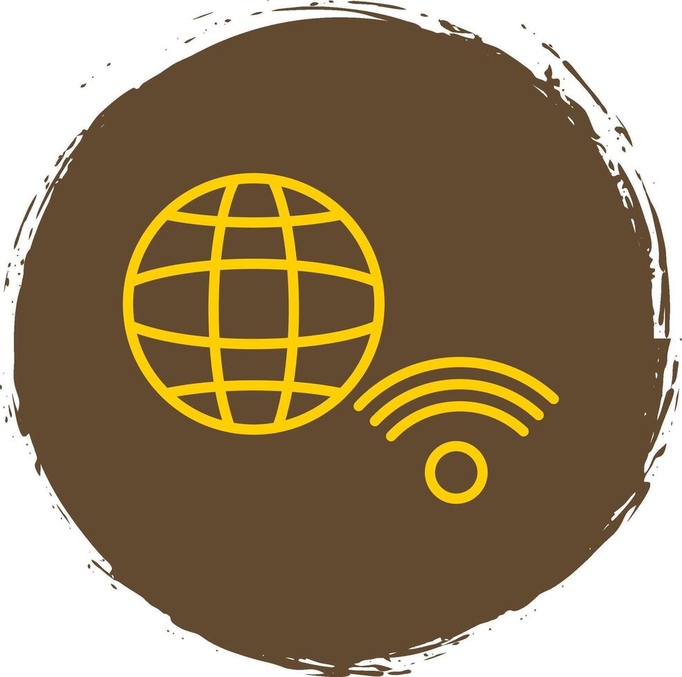 Internet Connection Line Gradient Icon Design vector