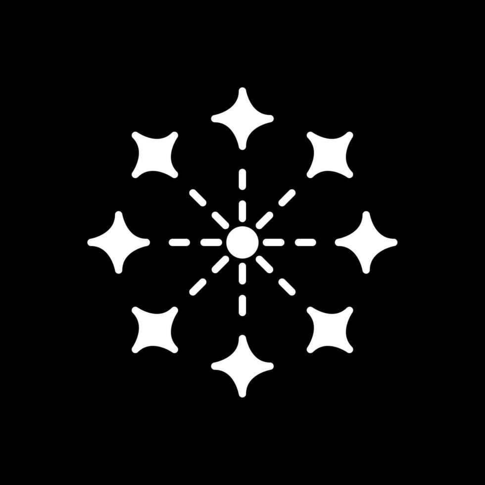 Lights Glyph Inverted Icon Design vector