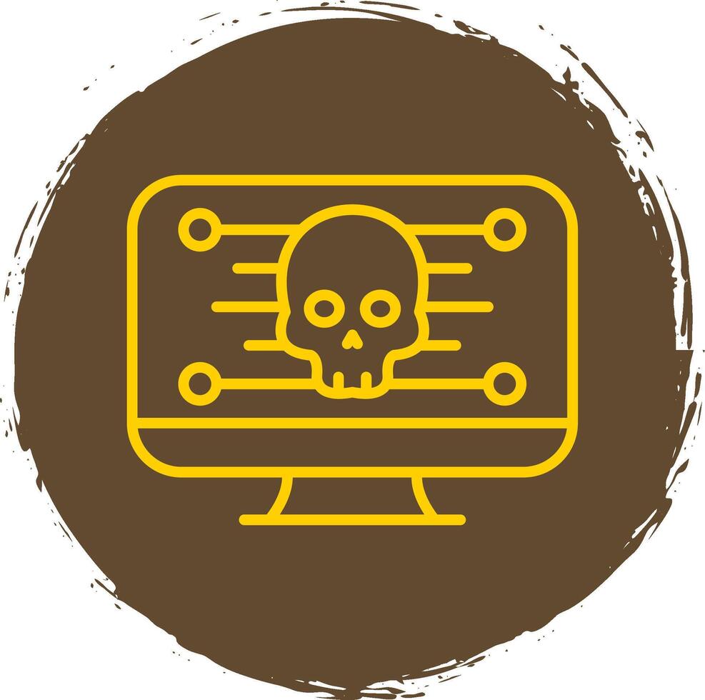 Computer Line Gradient Icon Design vector
