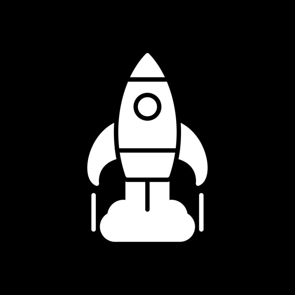 Business Startup Glyph Inverted Icon Design vector