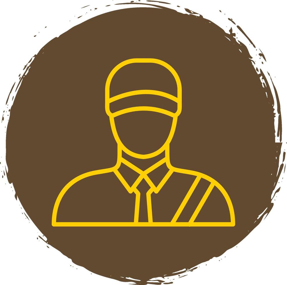 Postman Line Gradient Icon Design vector