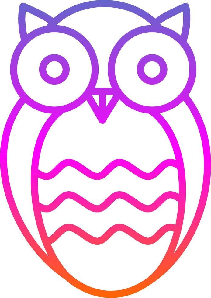 Wisdom Line Gradient Icon Design vector