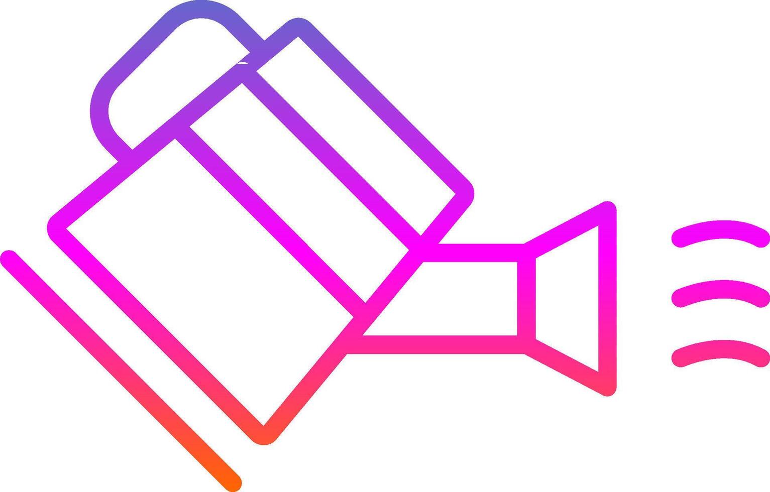 Water Can Line Gradient Icon Design vector