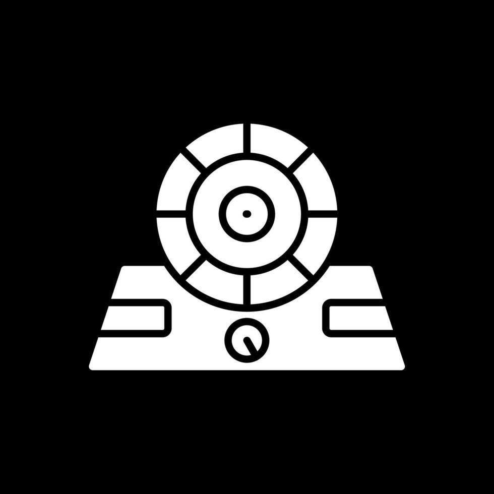 Light Glyph Inverted Icon Design vector
