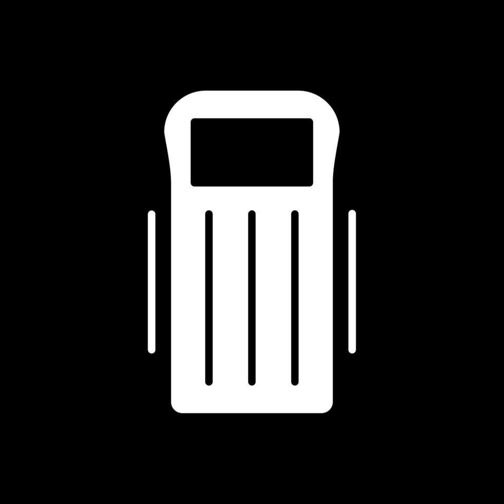 Float Glyph Inverted Icon Design vector