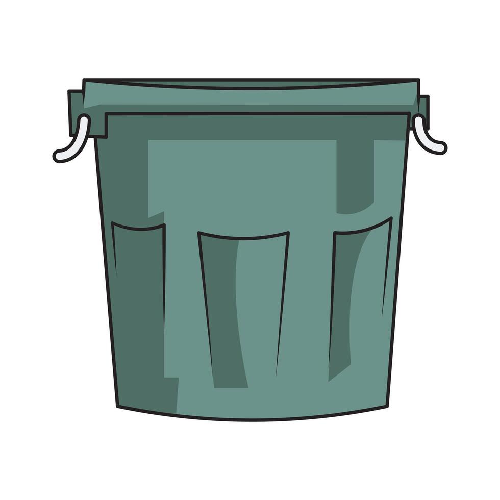 water container in the bathroom for some Asian people vector
