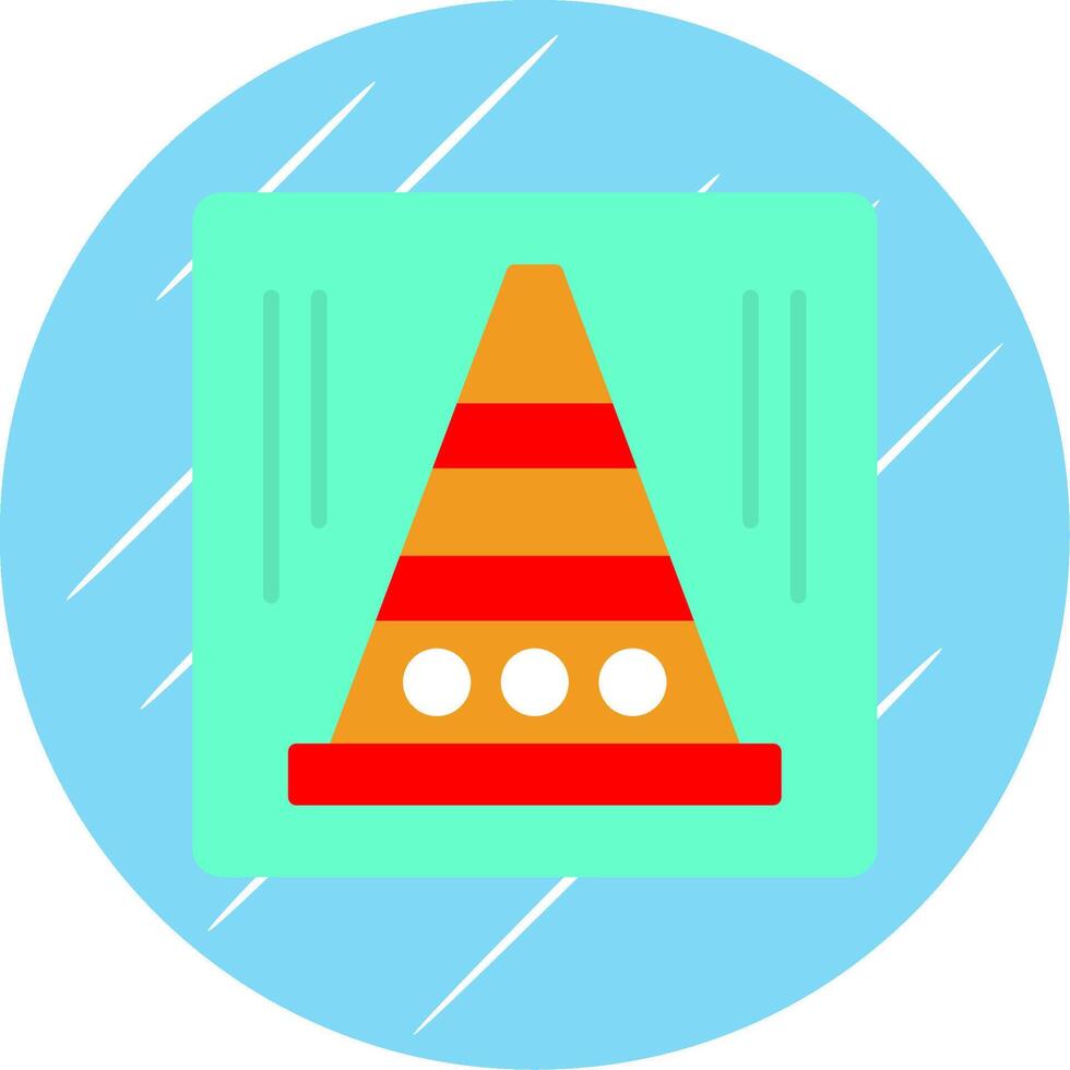 Subtitles Flat Circle Icon Design vector