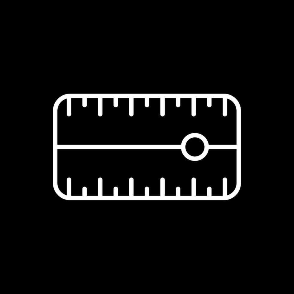 Dial Line Inverted Icon Design vector
