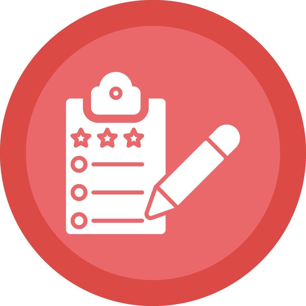 Quality Control Glyph Due Circle Icon Design vector
