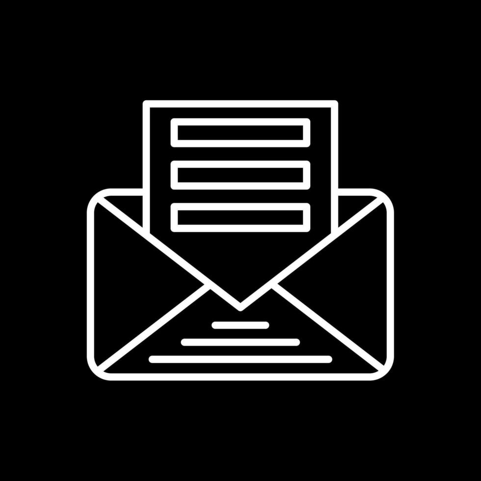 Letter Line Inverted Icon Design vector